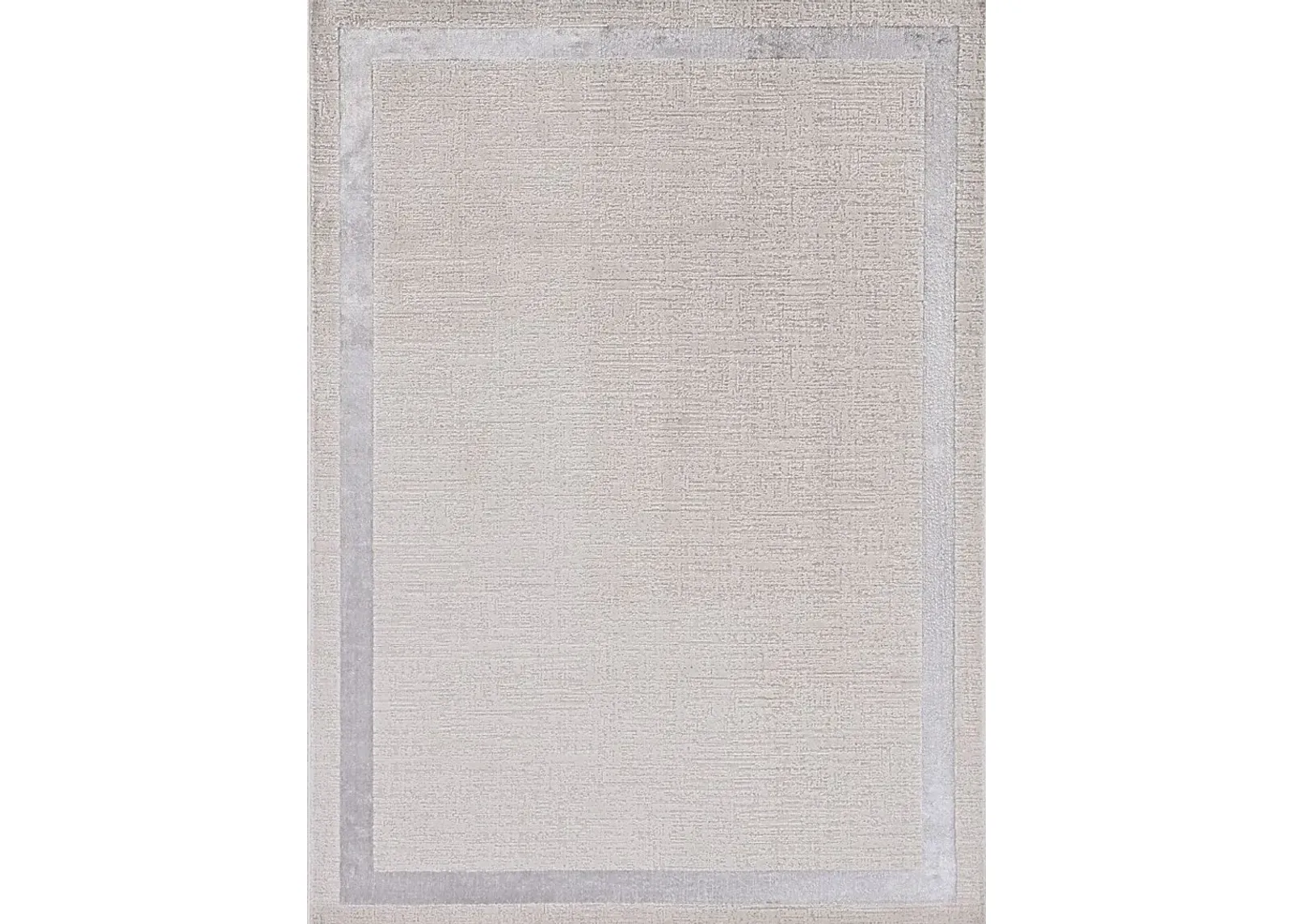 Kids Silver Soft Gray 3'3"" x 4'11"" Rug