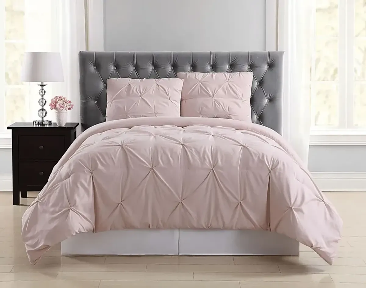 Kids Soft Waves Blush 3 Pc Full/Queen Comforter Set