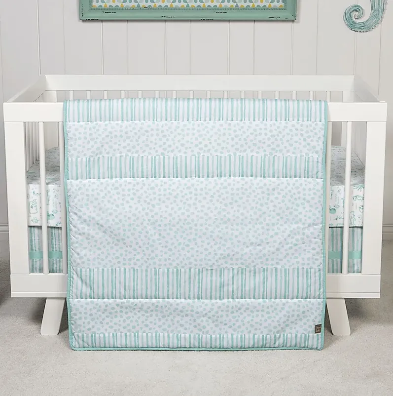 Tarian Aqua 3 Pc Baby Bedding Set