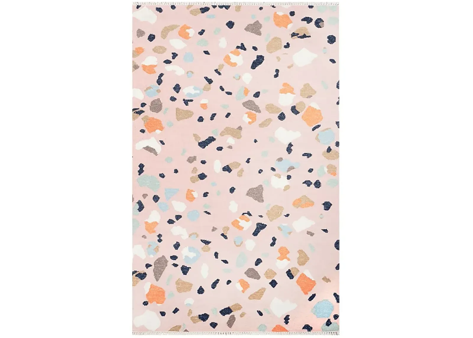 Kids Pebble Patch Pink 3'6 x 5'6 Rug