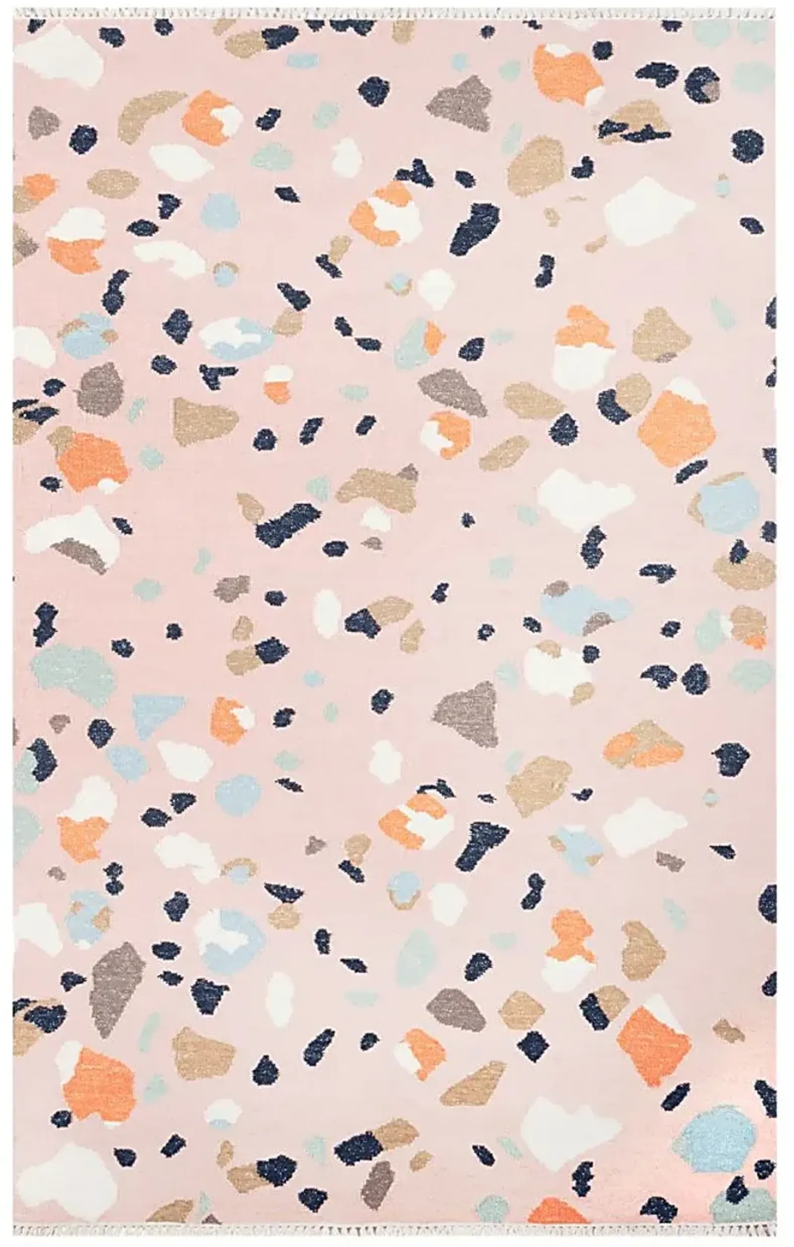 Kids Pebble Patch Pink 3'6 x 5'6 Rug