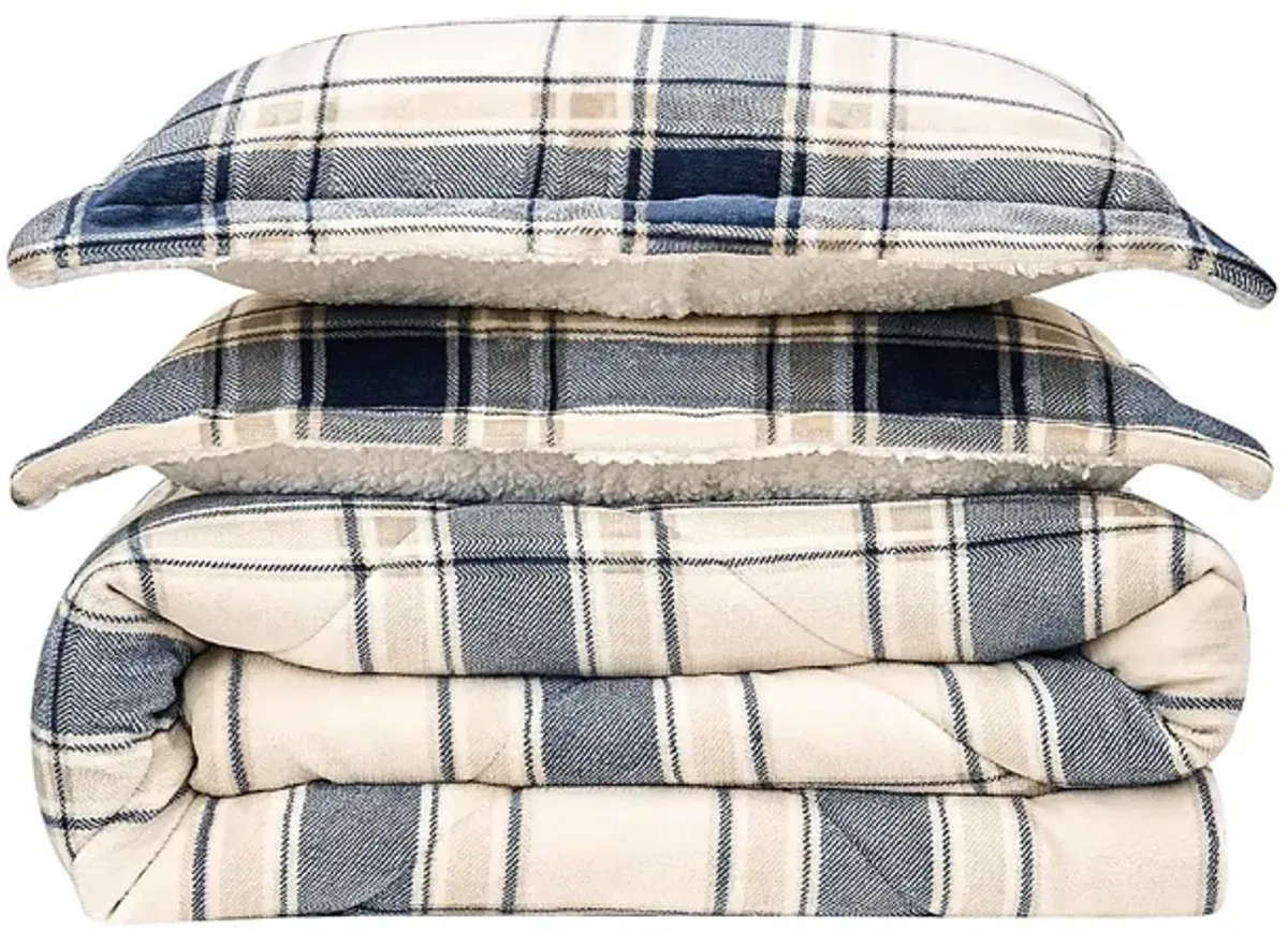 Kids New Forest Blue Full/Queen Comforter Set