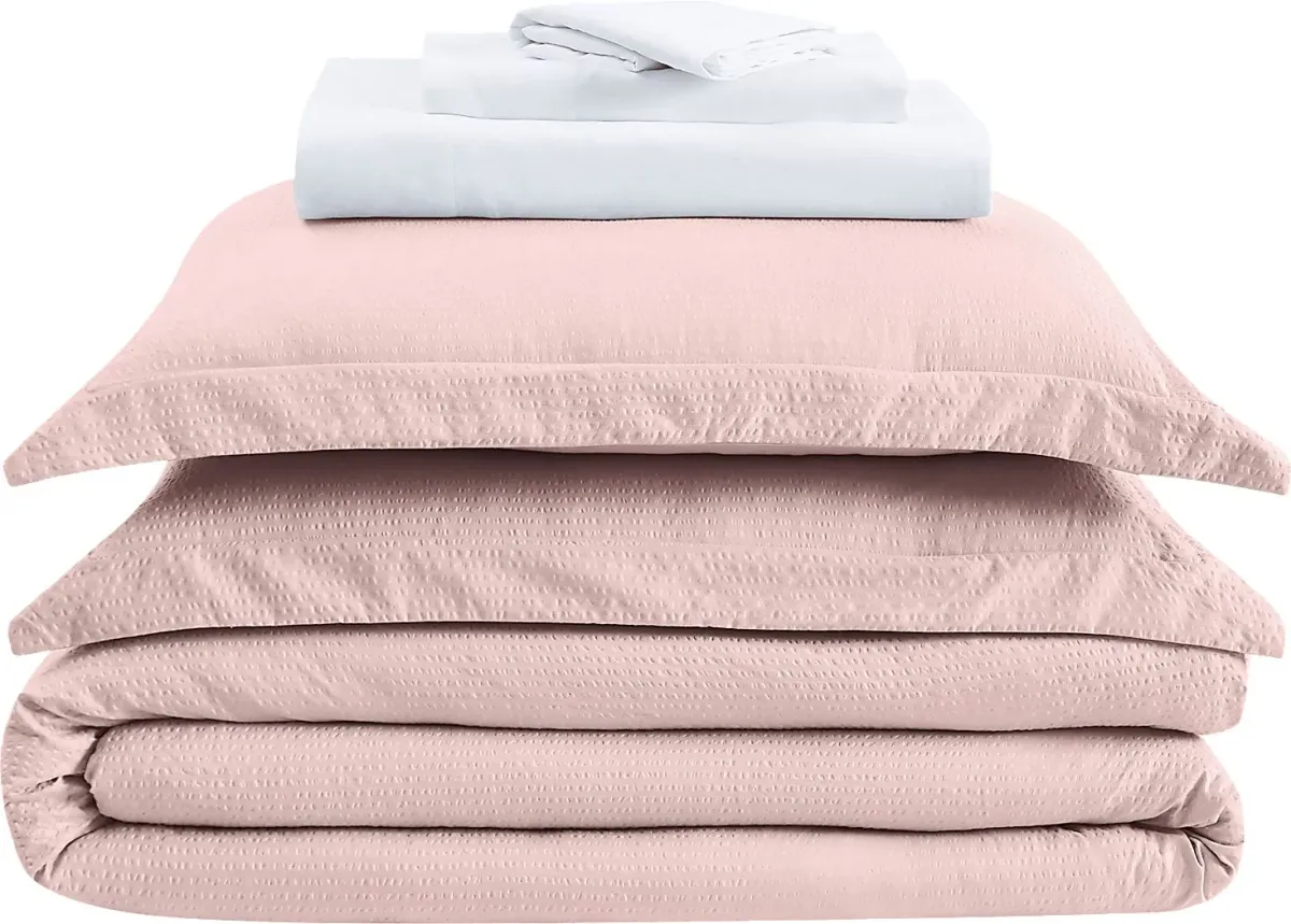 Kids Pasty Fields Blush Full Comforter Set