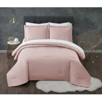 Kids Pasty Fields Blush 7 Pc Full Comforter Set