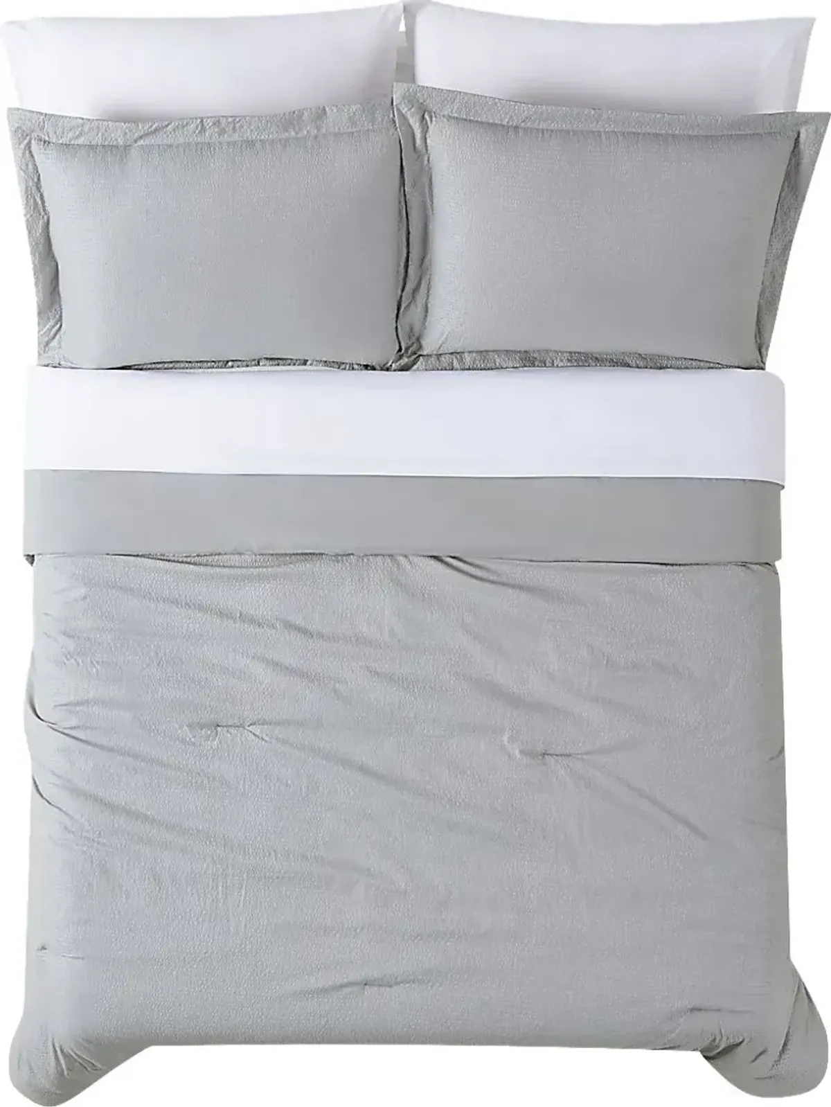 Kids Pasty Fields Gray 7 Pc Full Comforter Set