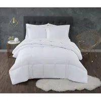 Kids Calming Colors White 3 Pc Full/Queen Comforter Set