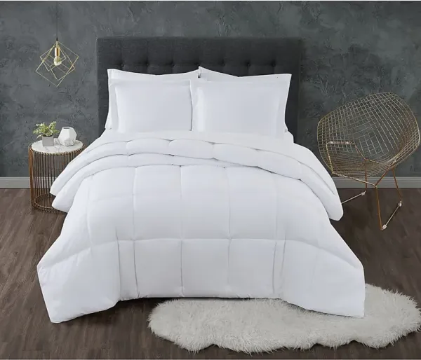 Kids Calming Colors White Full/Queen Comforter Set