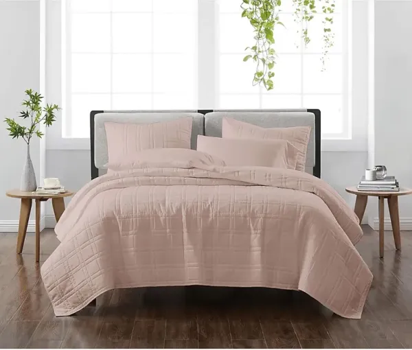 Kids Candy Colors Blush Full/Queen Quilt Set