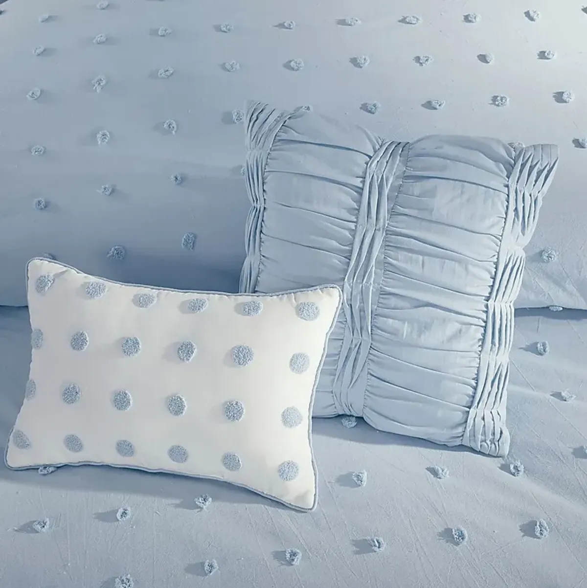 Kids Pastelle Blue 7 Pc Full/Queen Comforter Set