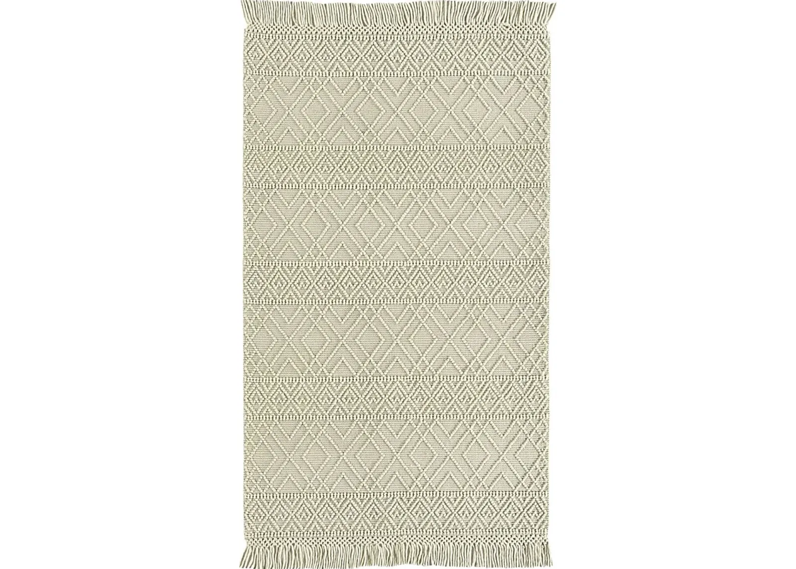 Kids Wafflecone Beige 5' x 8' Rug