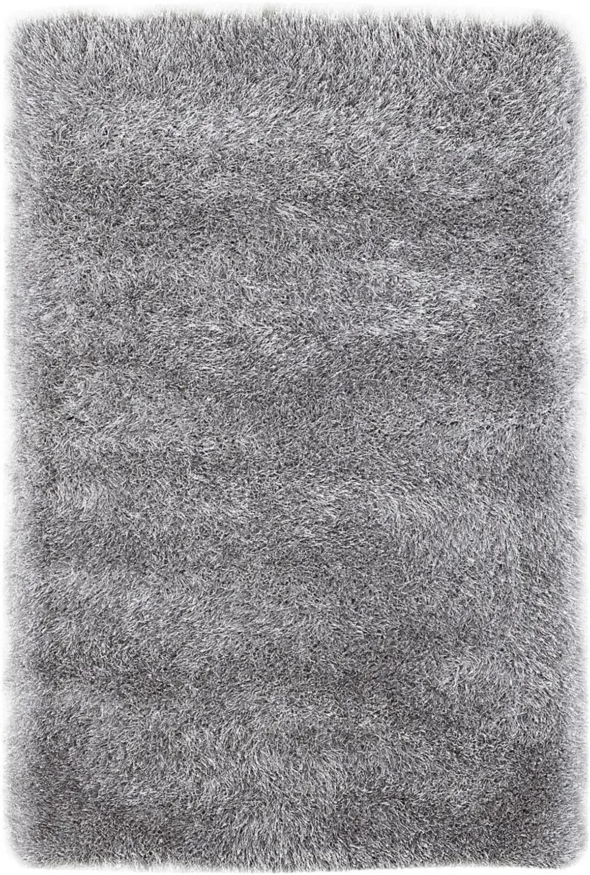 Sparkle Shag Silver 3' x 5' Rug