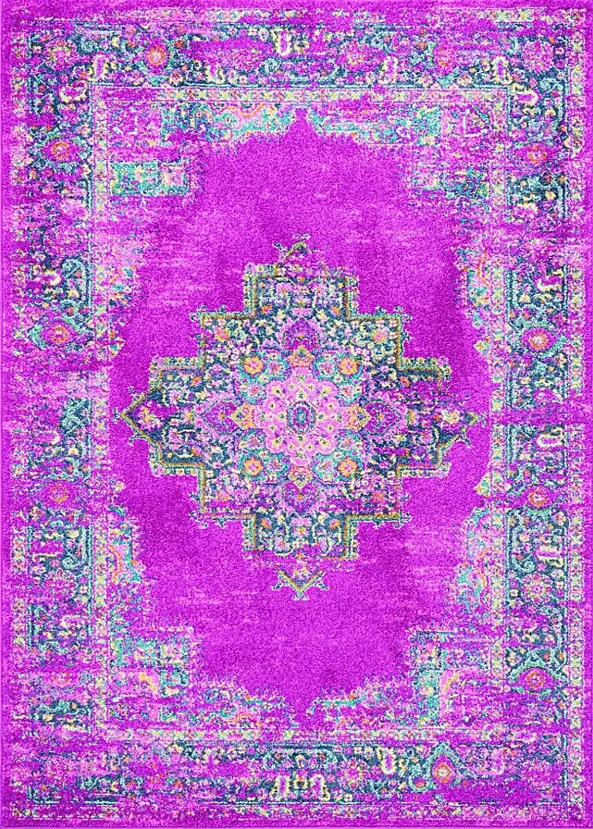 Kids Gypsy Spring Pink 3'9 x 5'9 Rug