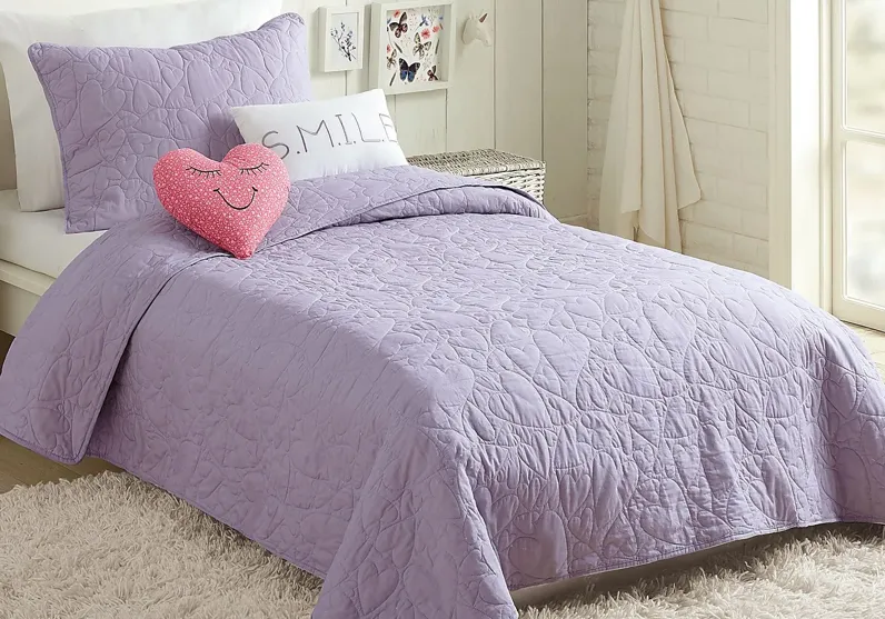 Vivi Purple Full Comforter Set