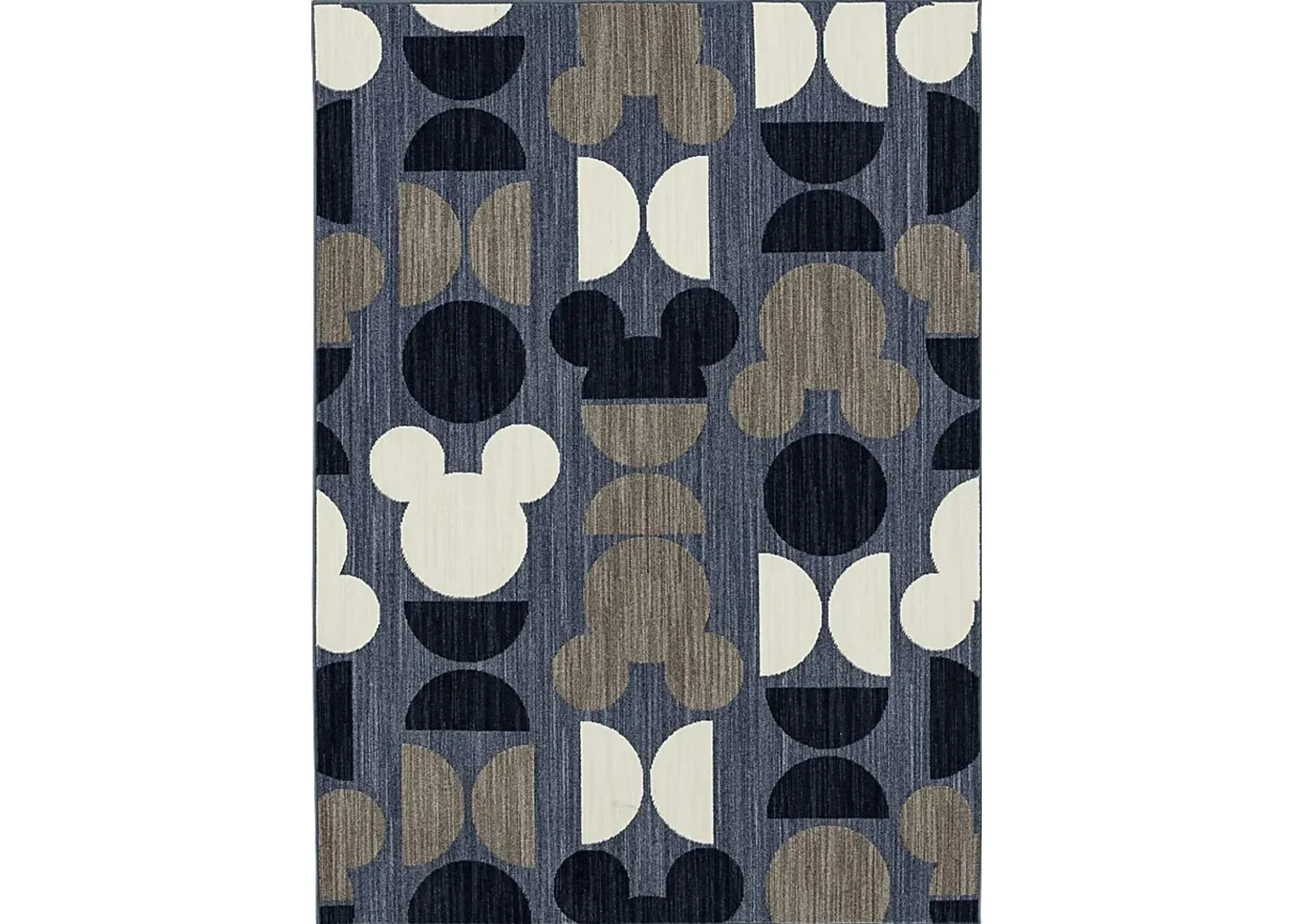 Disney's Mickey Mid-Mod Gray 5' x 7' Rug