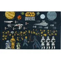 Disney's Star Wars Collage Black 8' x 10' Rug