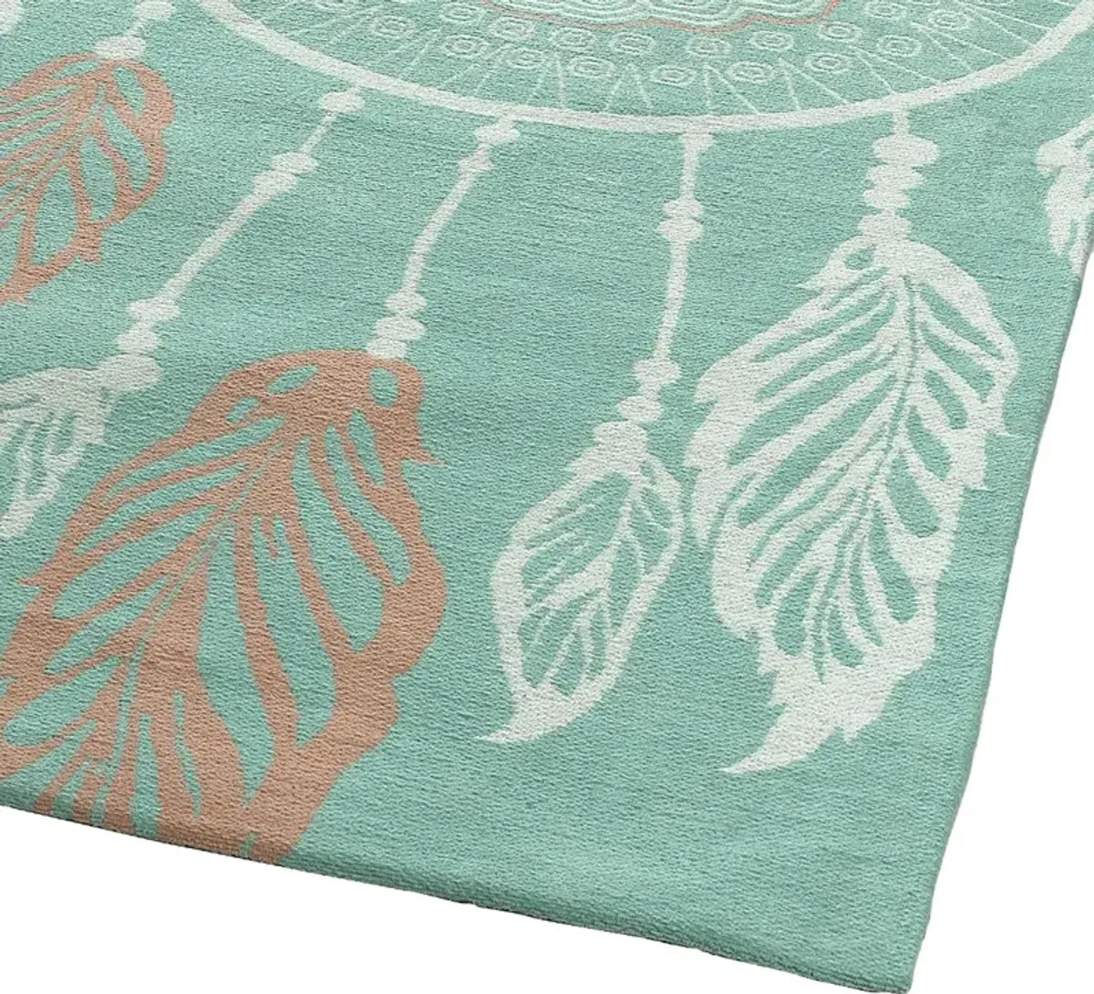 Kids Dream Catcher Blue 7' x 9' Rug