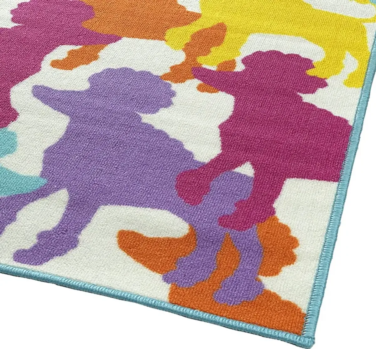 Kids Poodle Pop Multi 7' x 9' Rug