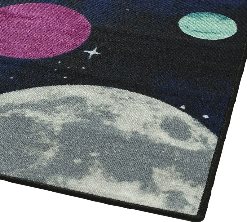 Kids Astro Girl Multi 7' x 9' Rug