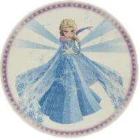Kids Disney Elsa Spell Blue 8' Round Rug