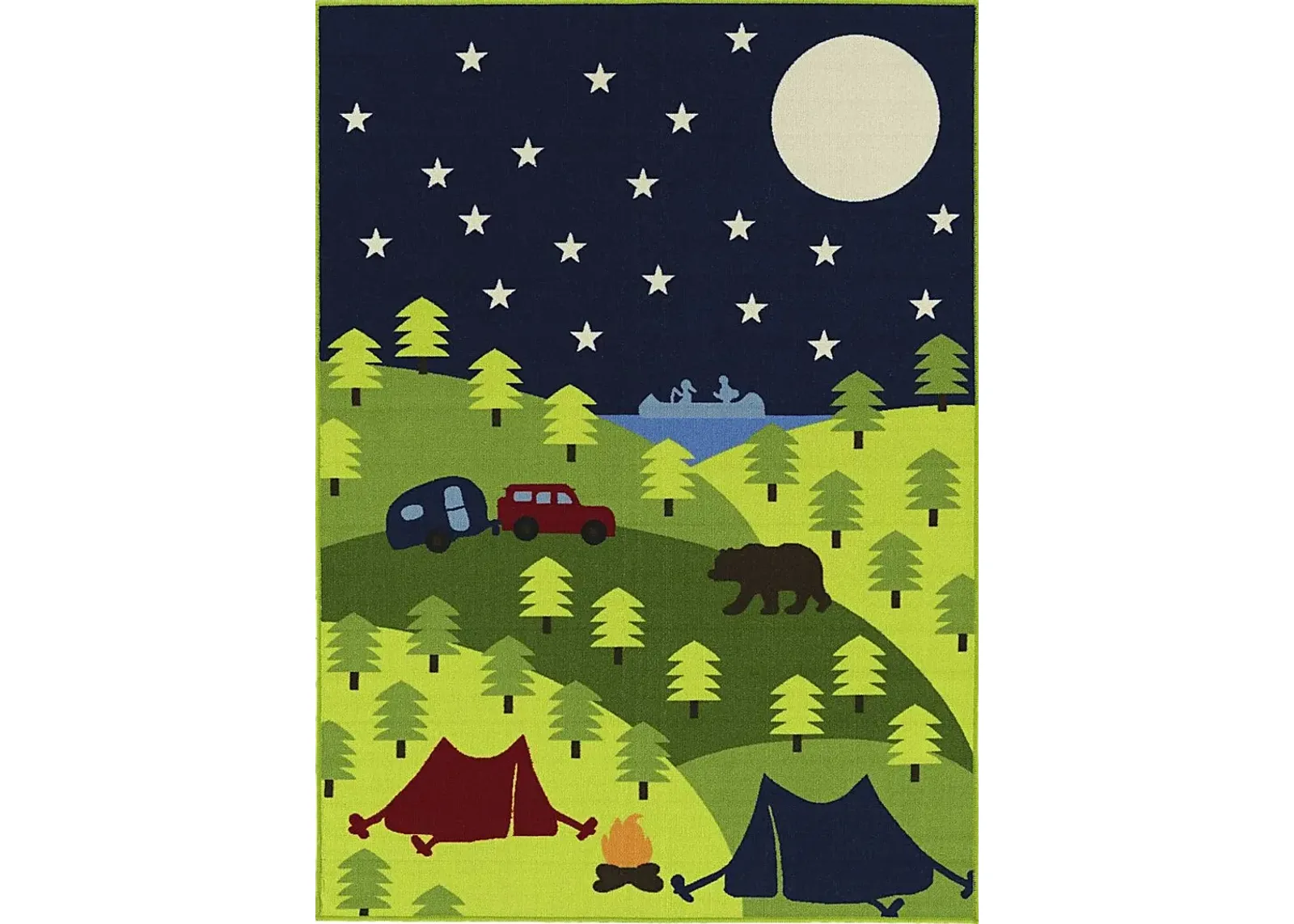 Kids Woolston Navy 7' x 9' Rug