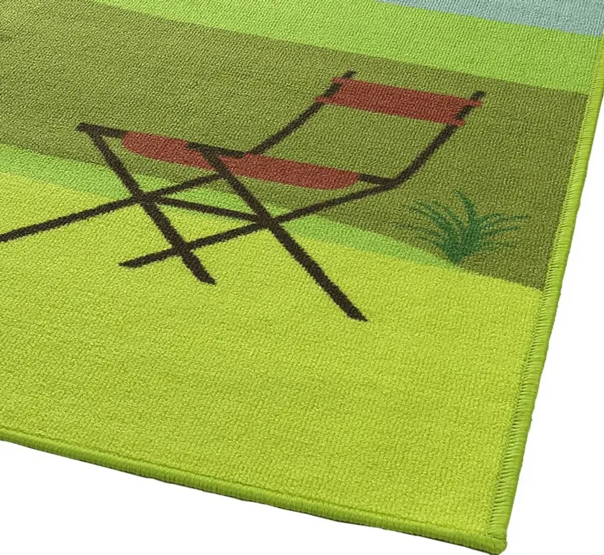 Kids Bambrey Green 7' x 9' Rug