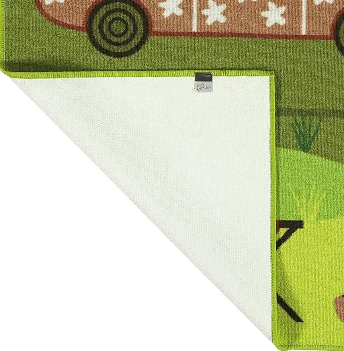 Kids Bambrey Green 7' x 9' Rug