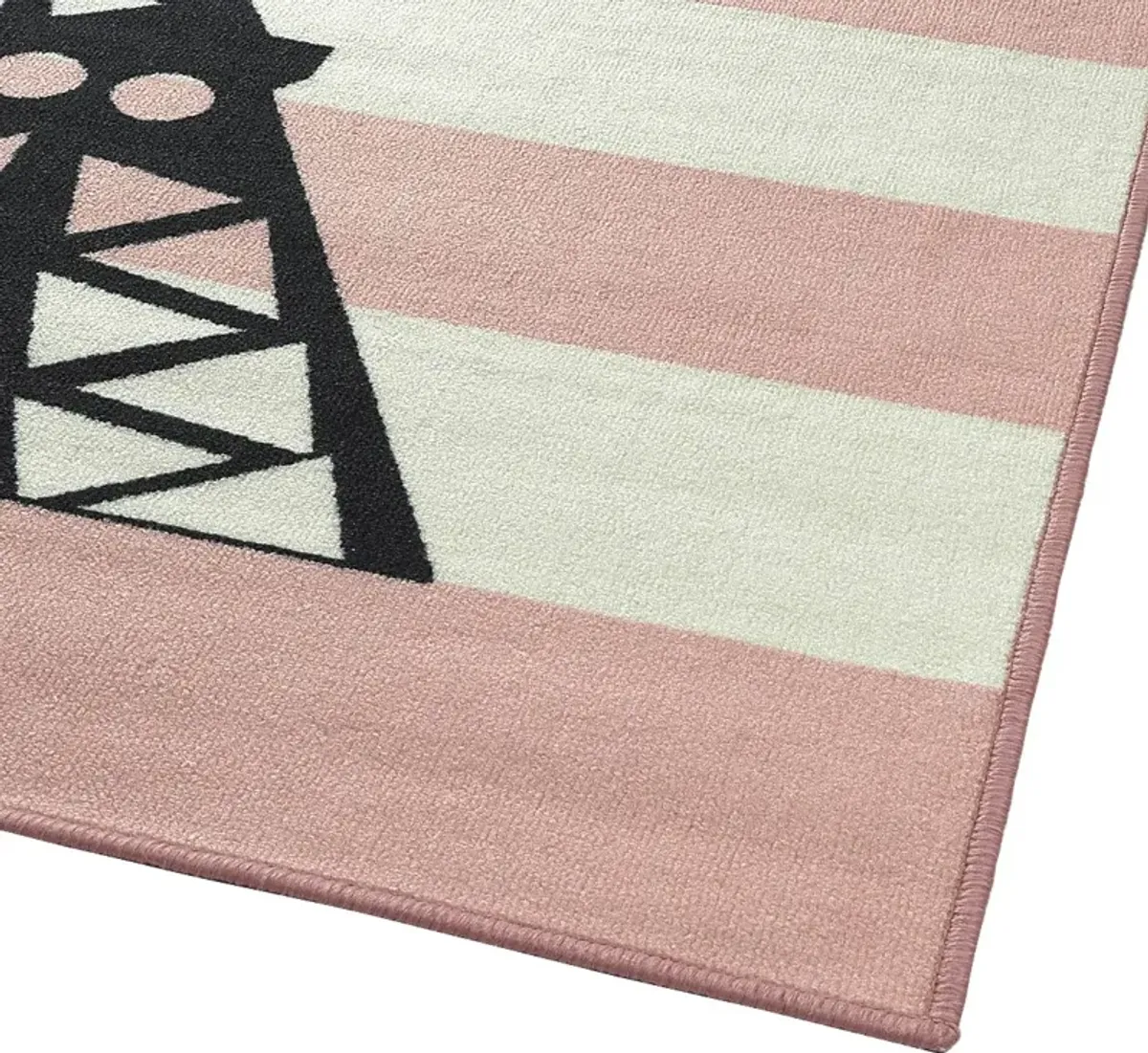 Kids Shedaker Pink 7' x 9' Rug