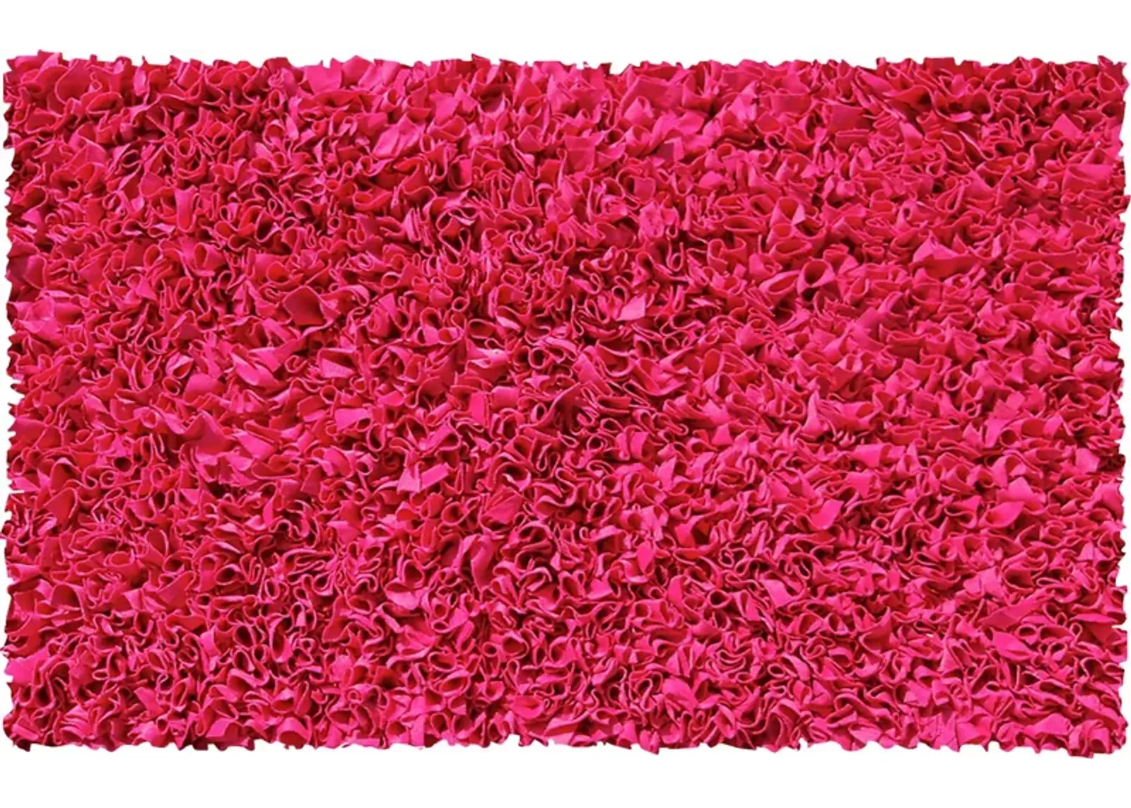 Kids Fuzzy Clouds Raspberry 4'7 x 7'7 Rug