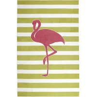 Kids Flamingo Way Fuchsia 5' x 8' Rug