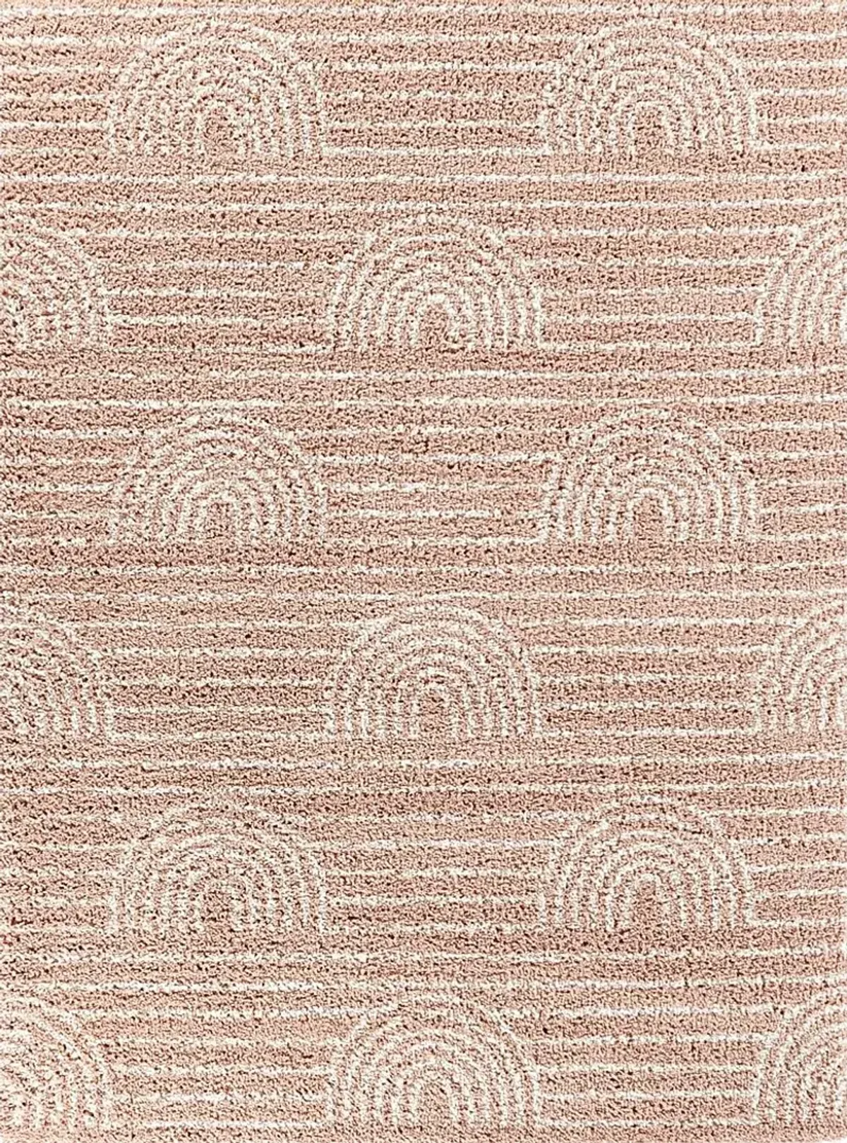 Kids Pink Rainbow Pink 7'10 x 10' Rug