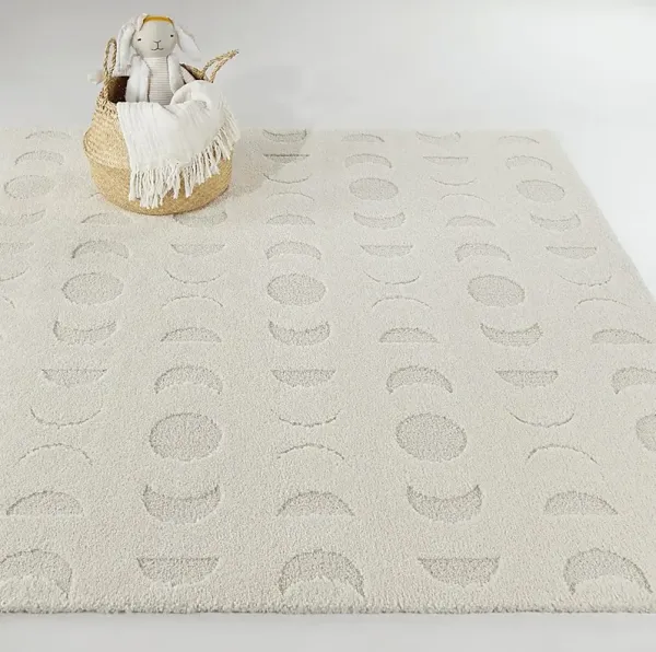 Kids Many Moons Cream 7'10 x 10' Rug