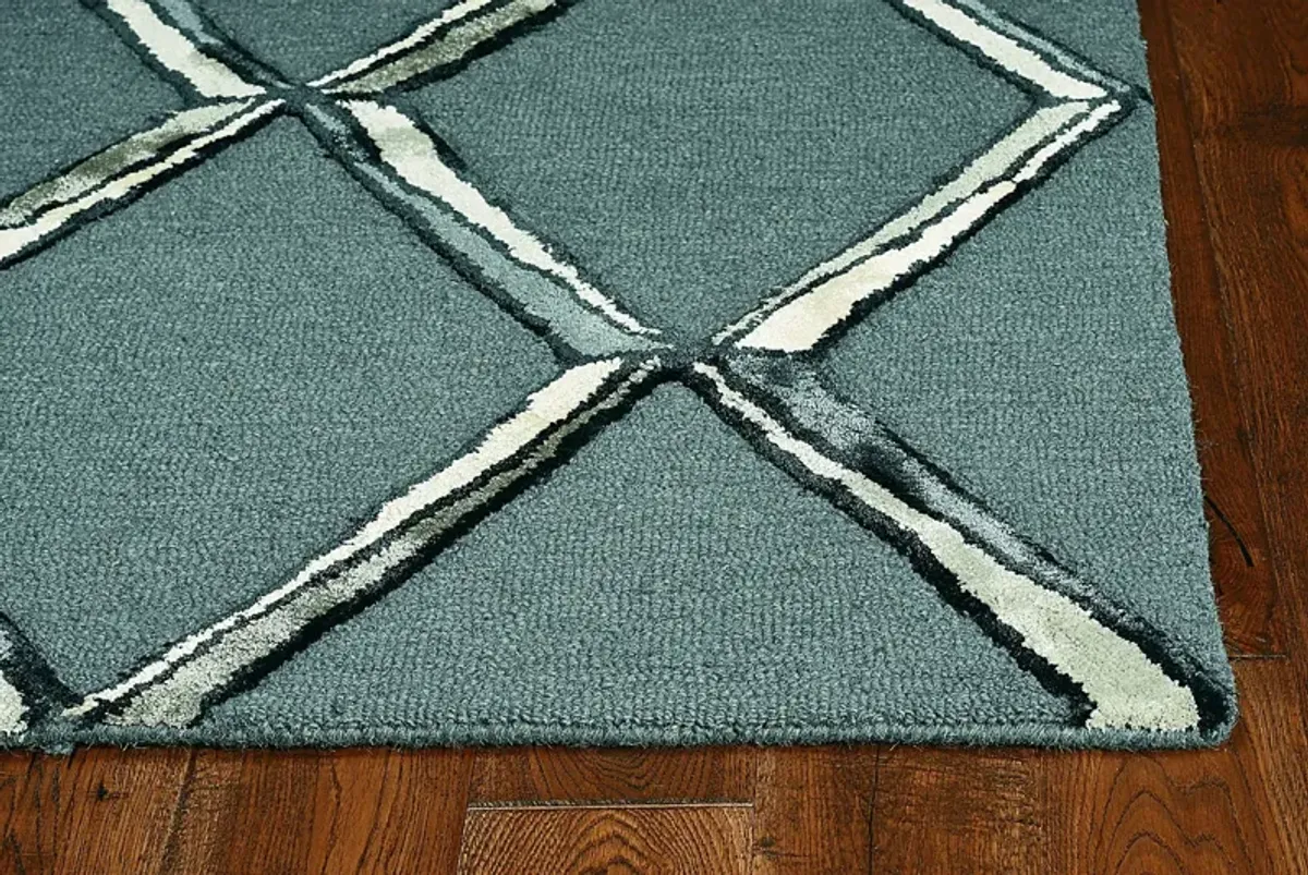 Kids Diamond Basic Gray 5' x 7' Rug