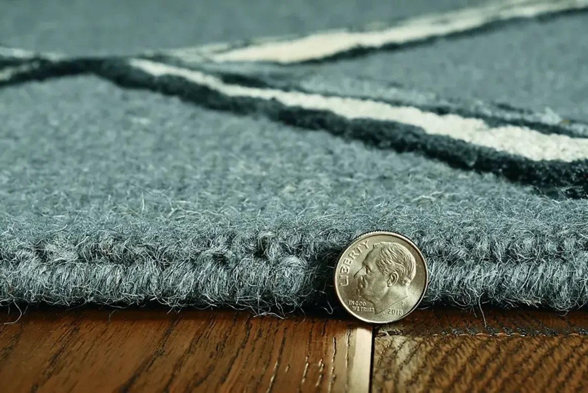 Kids Diamond Basic Gray 5' x 7' Rug