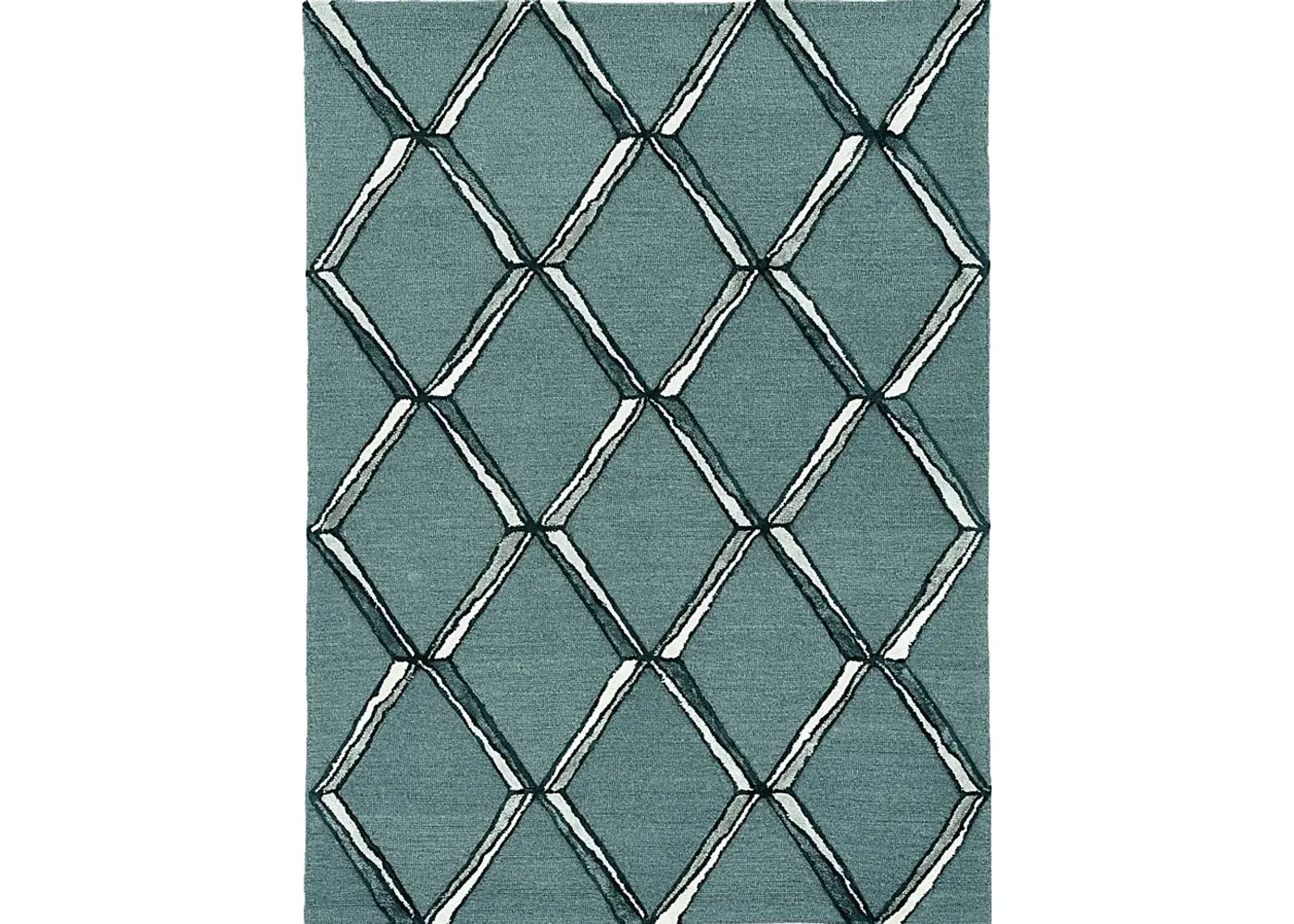 Kids Diamond Basic Gray 5' x 7' Rug