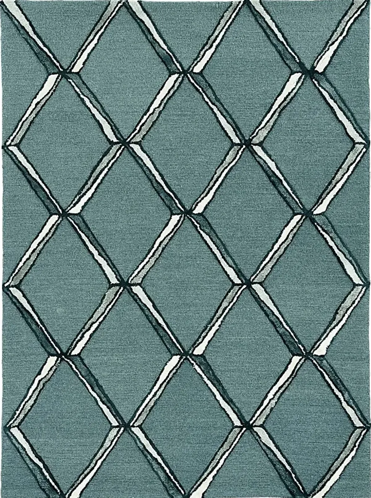 Kids Diamond Basic Gray 5' x 7' Rug