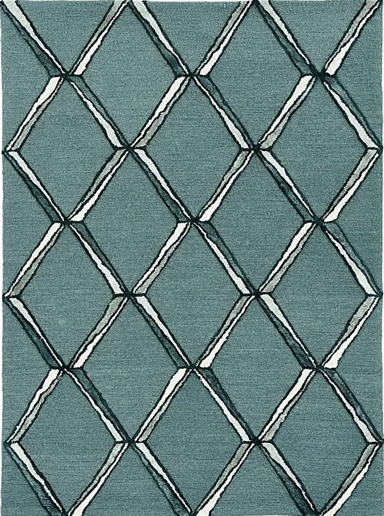 Kids Diamond Basic Gray 5' x 7' Rug