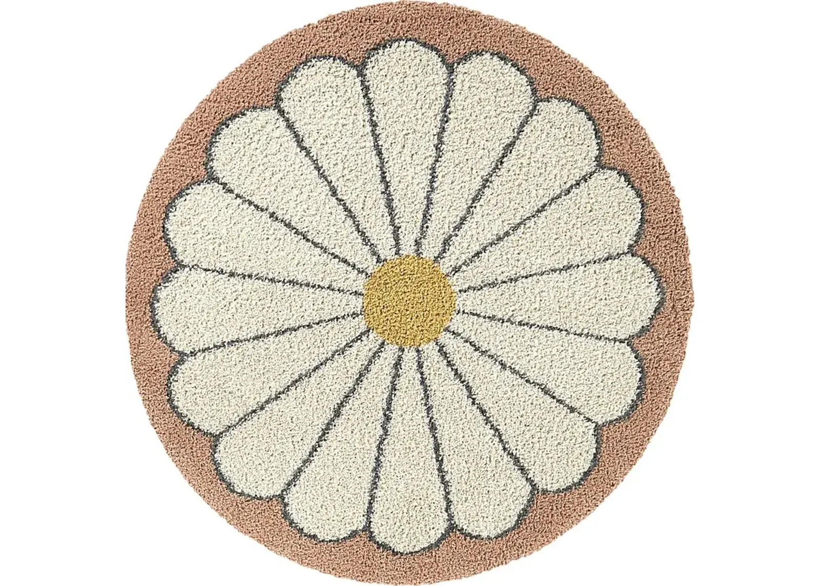 Kids Bluffoak Cream 5'3 Round Rug