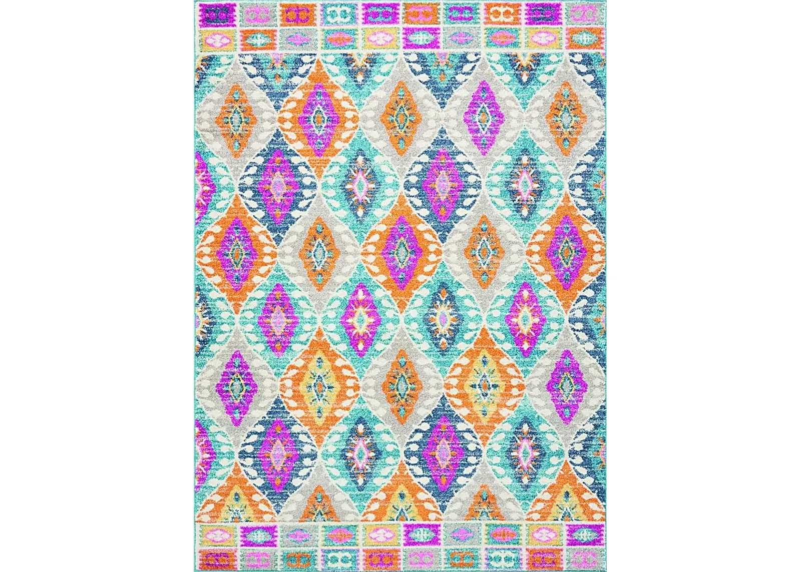 Kids Fascination Blue 5'3 x 7'3 Rug