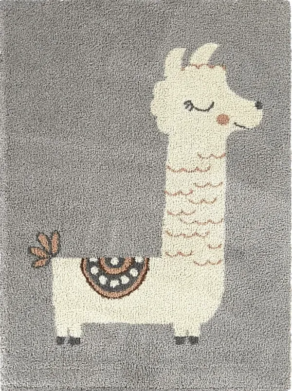 Kids Emden Gray 5'3 x 7' Rug