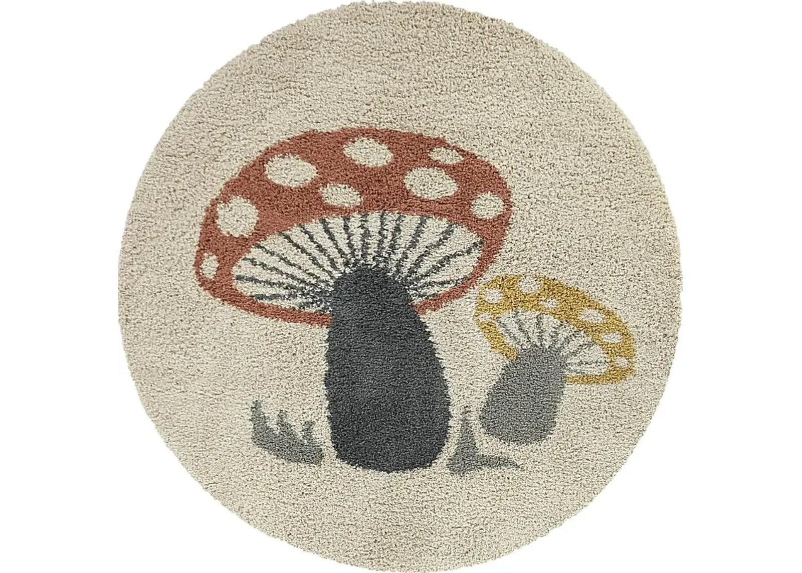 Kids Nellina Cream 5'3 Round Rug