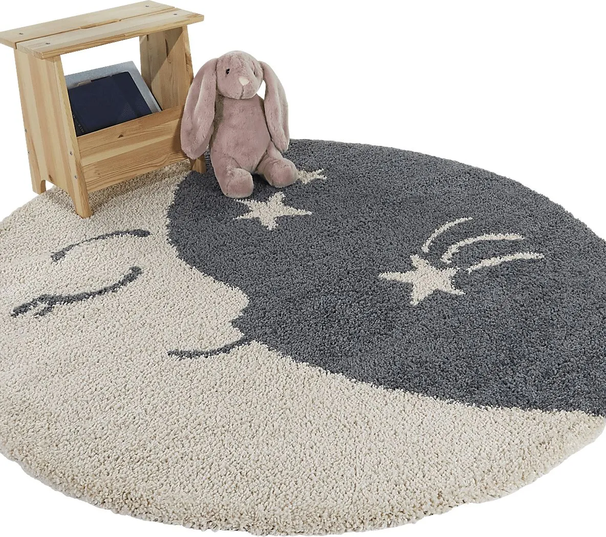 Kids Moongrove Cream 5'3 Round Rug