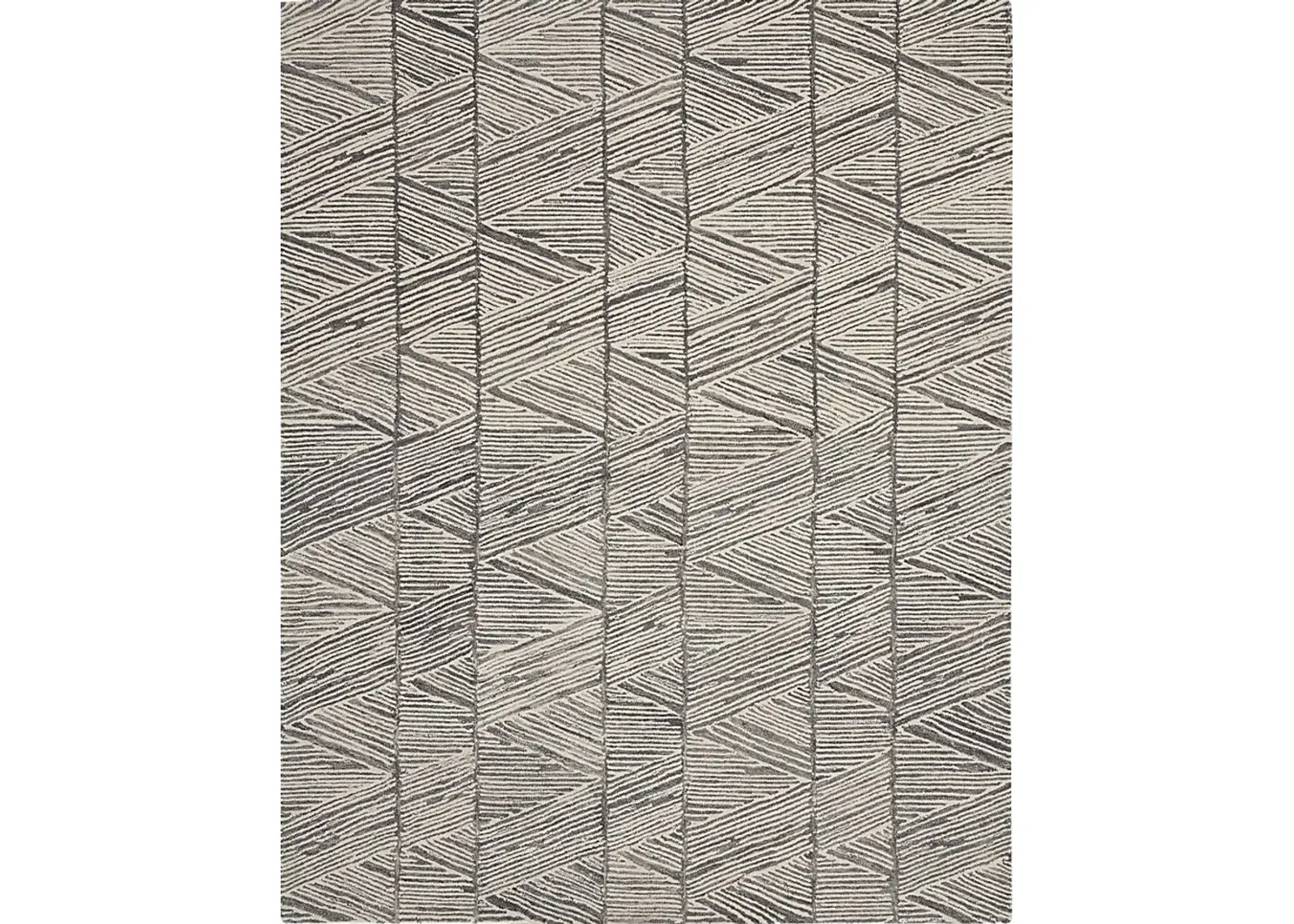 Kids Meandry Gray 8' x 10' Rug