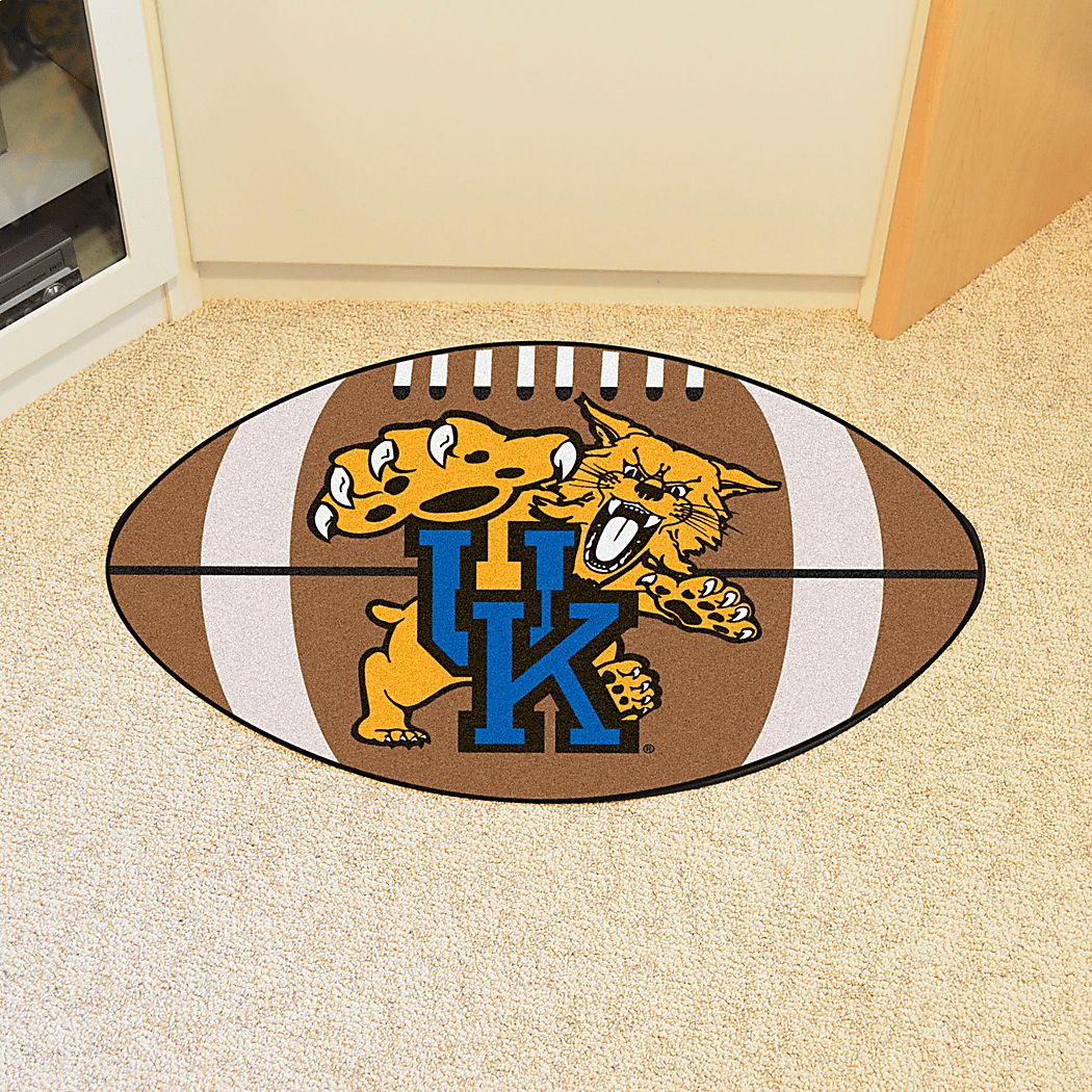 NCAA Football Mascot Kentucky University 1'6""x 1'10"" Rug