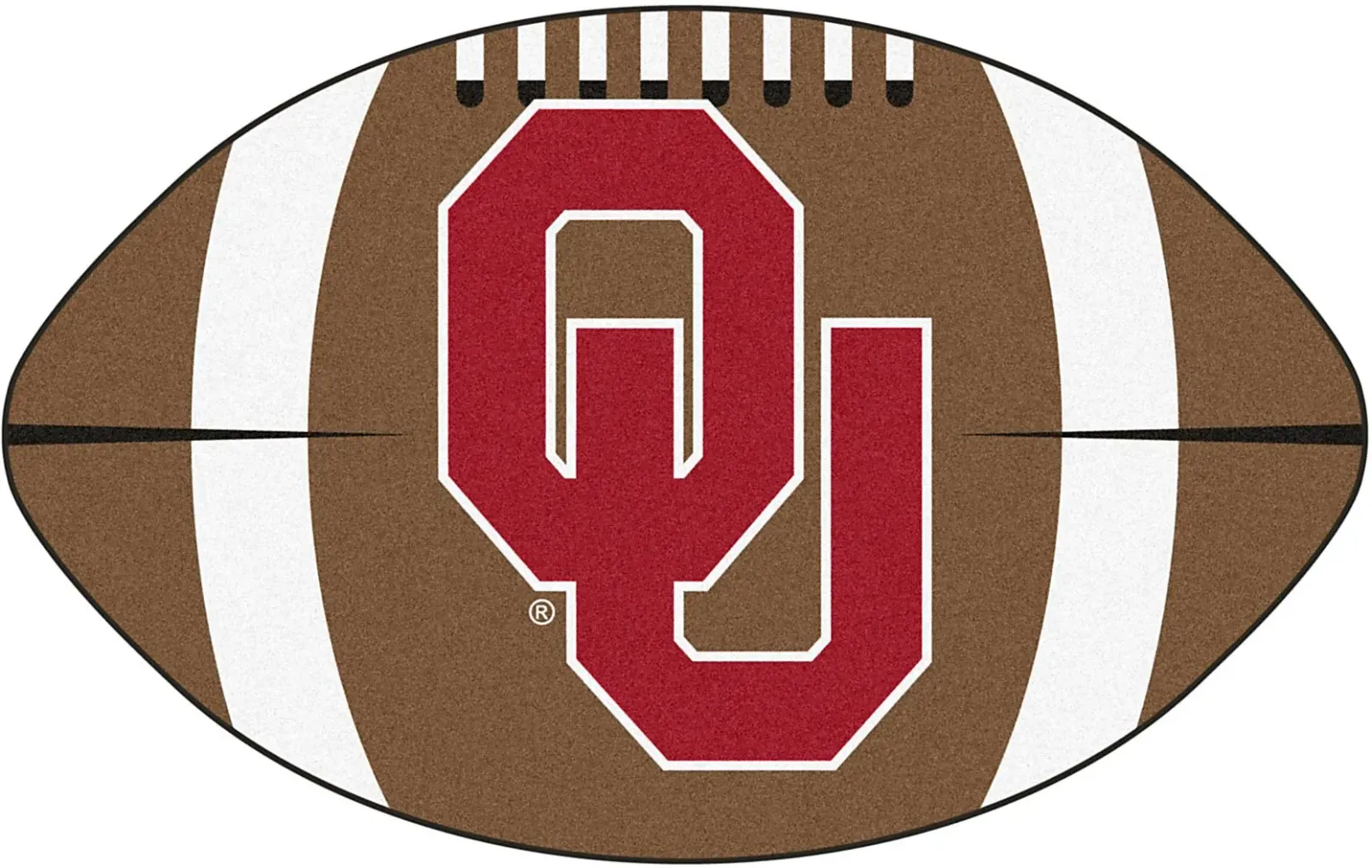 NCAA Football Mascot University Oklahoma 1'6""x 1'10"" Rug