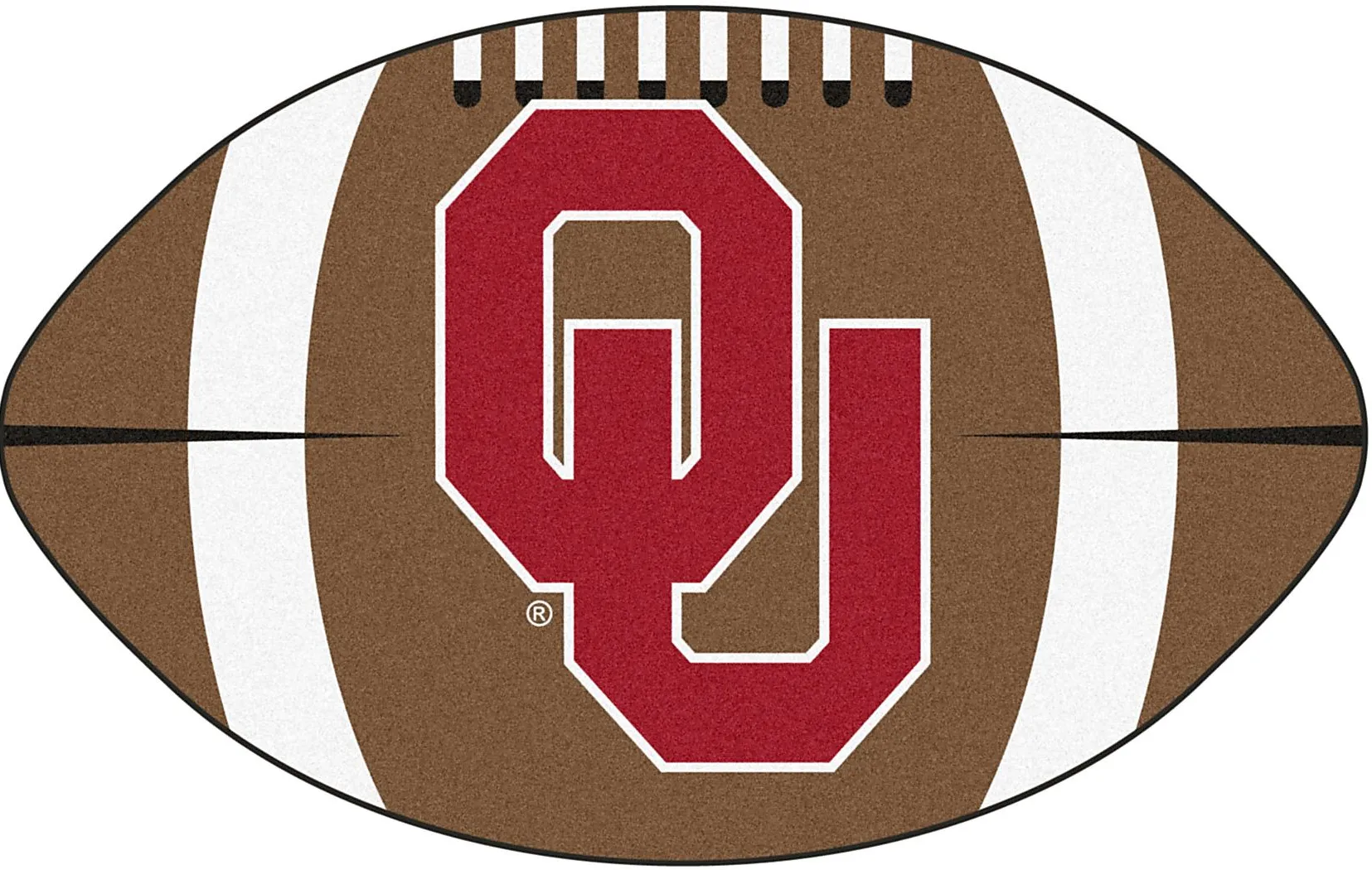 NCAA Football Mascot University Oklahoma 1'6""x 1'10"" Rug