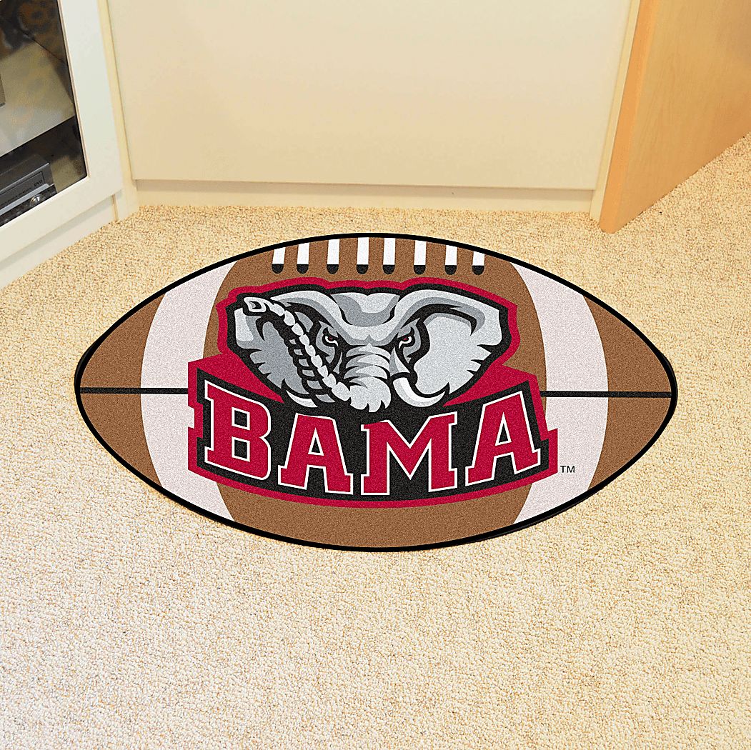 NCAA Football Mascot University of Alabama 1'6"" x 1'10"" Rug