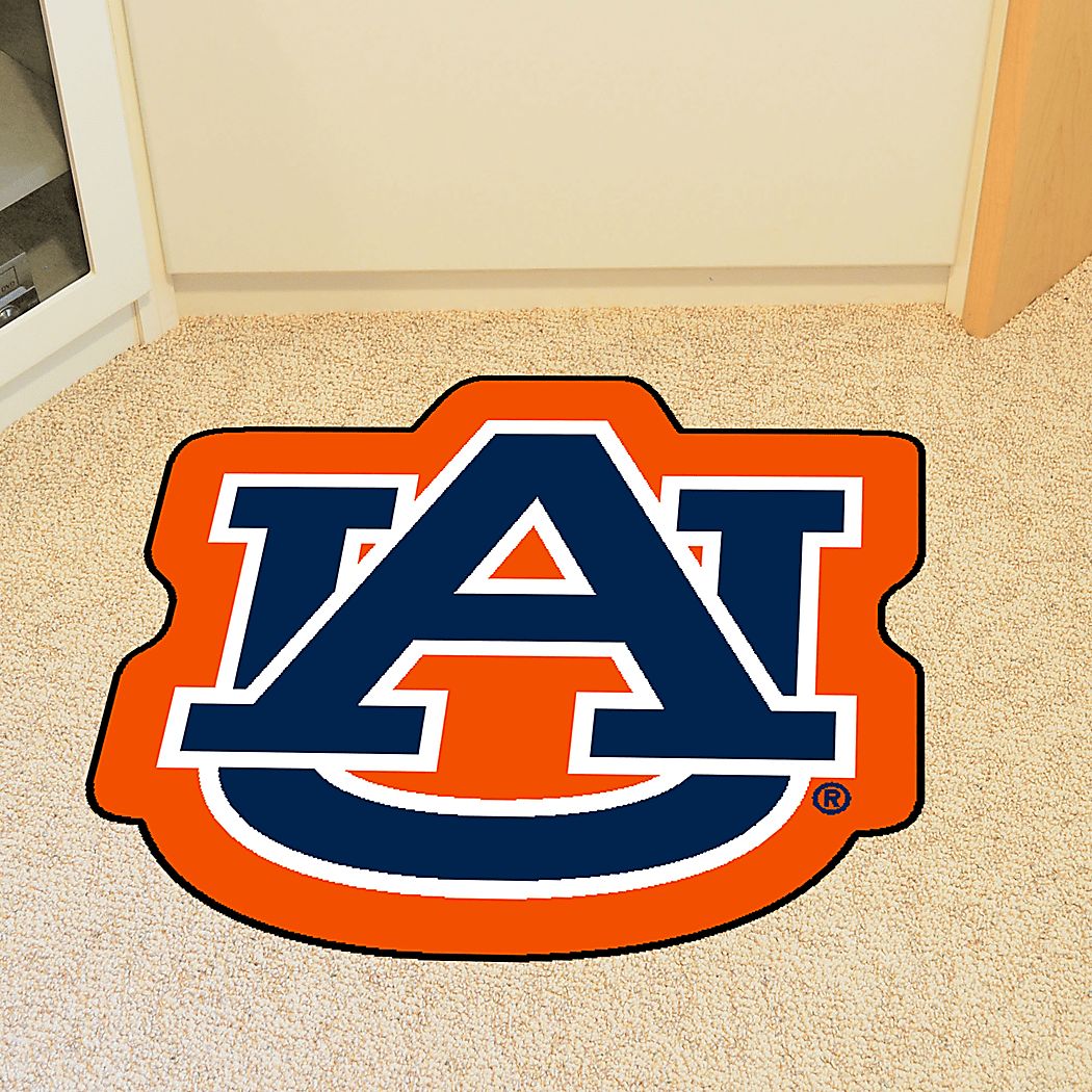 NCAA Football Mascot Auburn University 1'6"" x 2' Rug