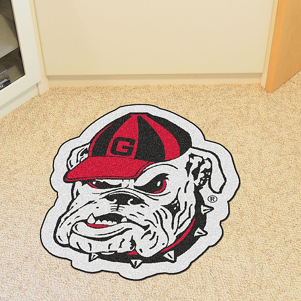 NCAA Football Mascot University of Georgia 1'6 x 2' Rug