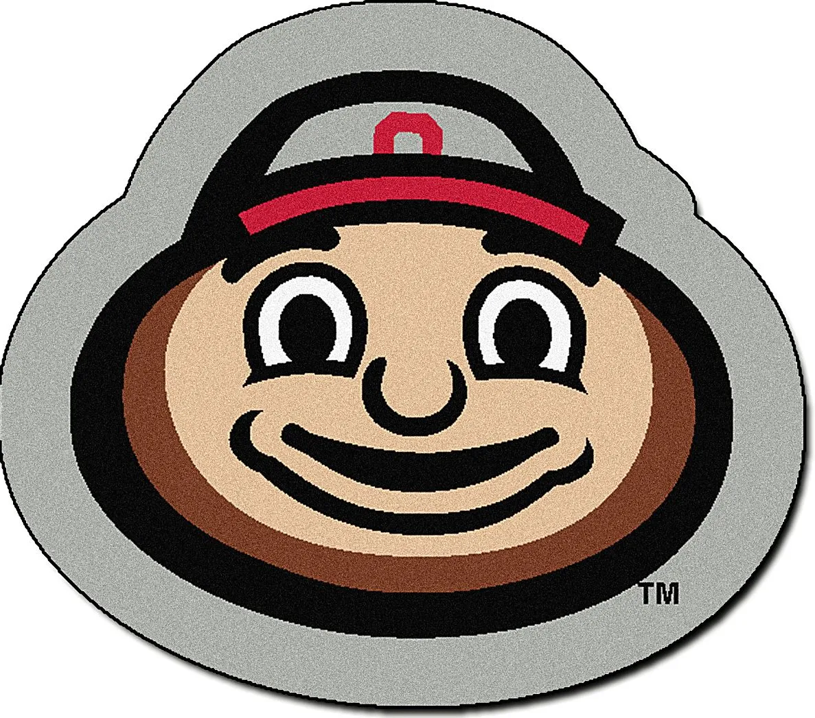 NCAA Football Mascot Ohio State University 1'6"" x 2' Rug