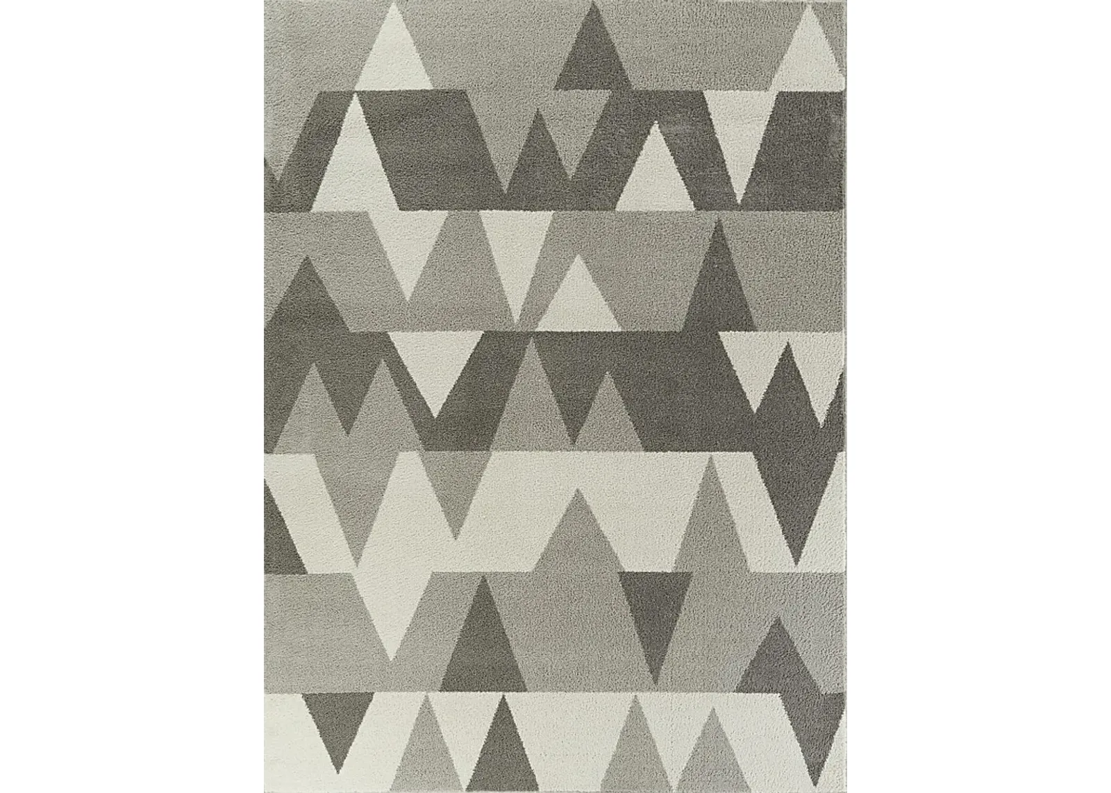 Kids Wild Angles Gray 6'7 x 9' Rug